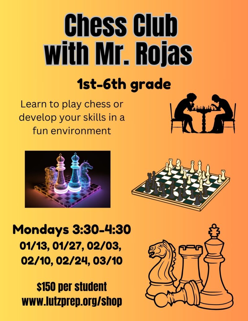 Enrichment - Chess w/ Rojas (1st-6th grade)